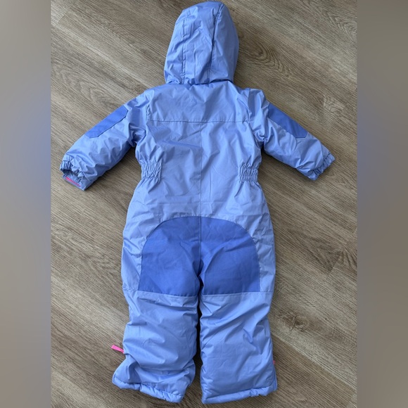 purple Pink Platinum girls' snowmobile snowsuit size 24mos - Picture 9 of 9